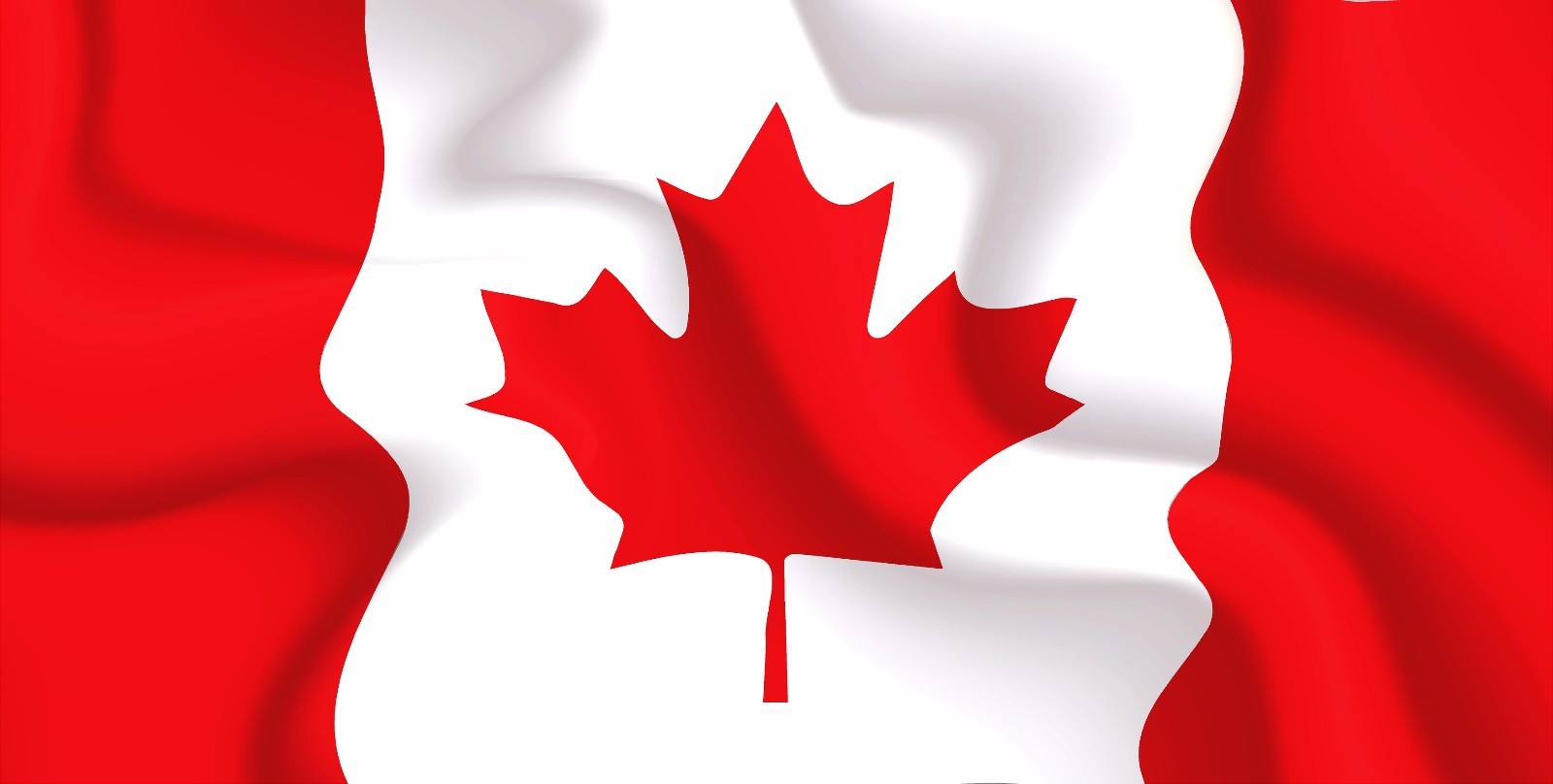 Canada waving Flag Cornhole Board Printed 3M Vinyl Wrap Single or Set
