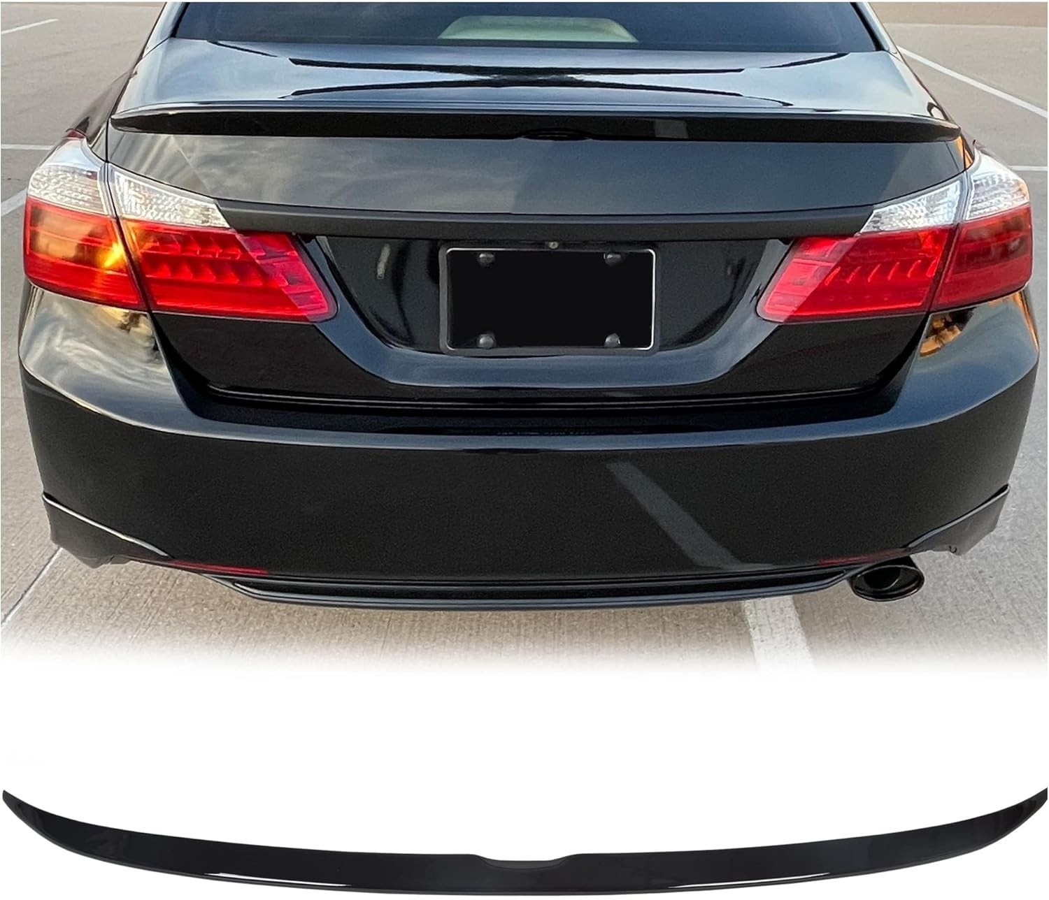Rear Trunk Spoiler Wing for 2013 2014 2015 2016 2017 Honda Accord 4 Door Sedan