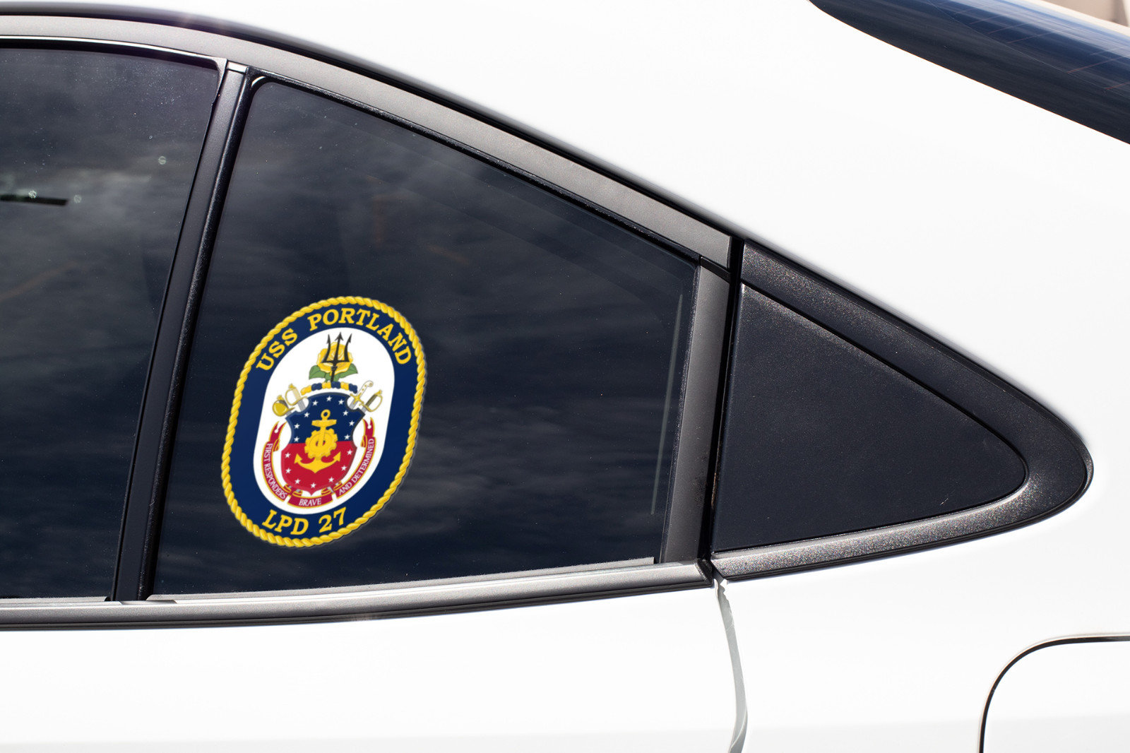 LPD-27 USS Portland Badge Sticker Decal San Antonio Class