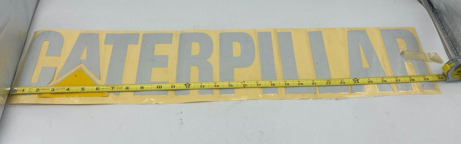 CATERPILLAR Vinyl Decal / Sticker 29 Inches Long 5 Inches Reflective White