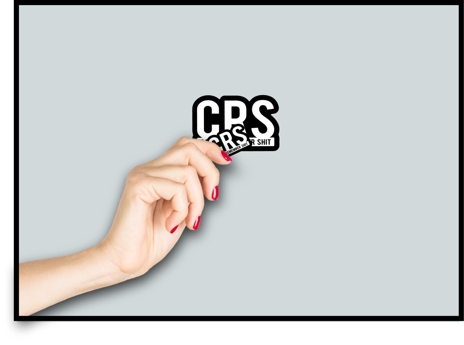 CRS Cant Remember S*** Decal Sticker Memory Old Age Fog Adulting Mom Life Forget