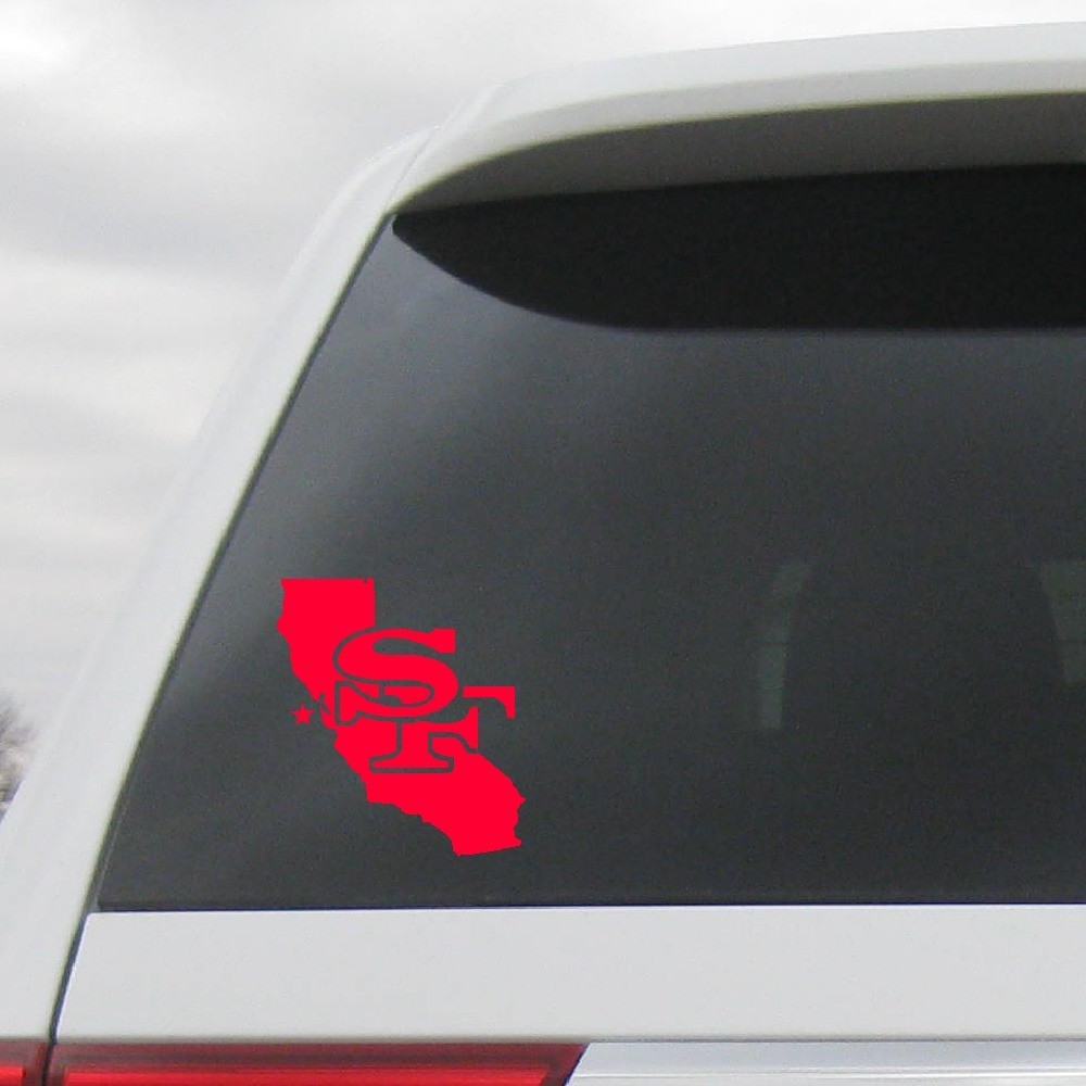 SAN FRANCISCO 49ERS STICKER CALIFORNIA VINYL DECAL VEHICLE GRAPHIC CUSTOM