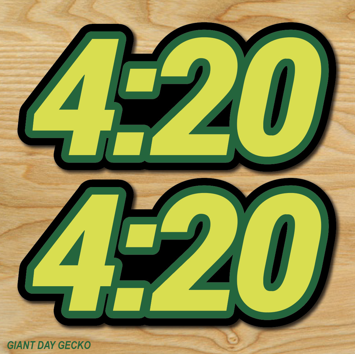 (2) TWO 420 Decal Sticker Car Four Twenty Weed Pot Marijuana Ganja Cannabis New
