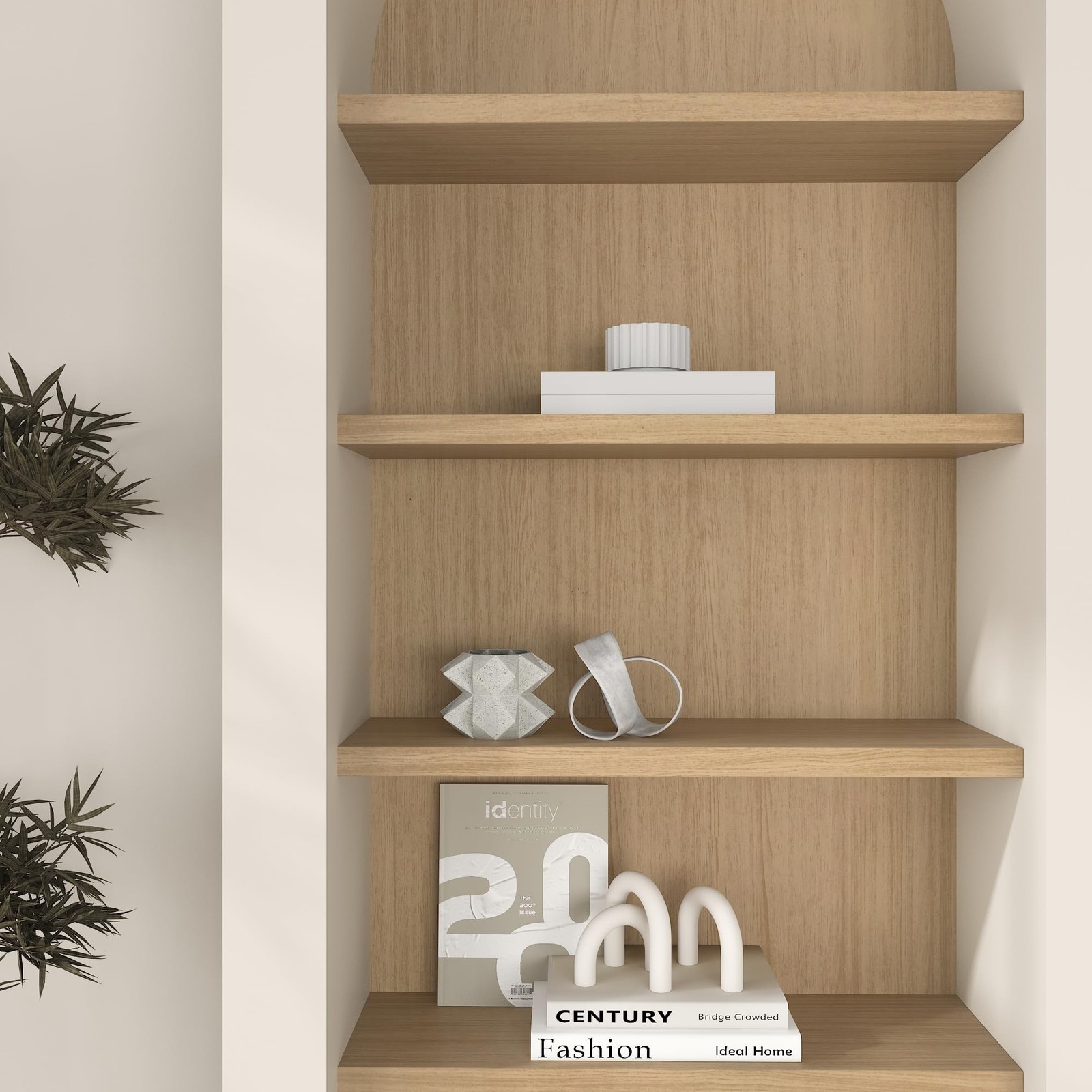 16"x354" Light Brown Wood Contact Paper Peel and Stick Wallpeper Self Adhes…