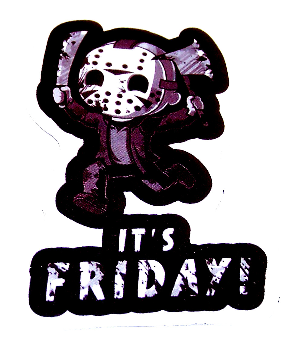 Friday the 13th – Cut Sticker Decal Movie Horror Film JASON VORHEES