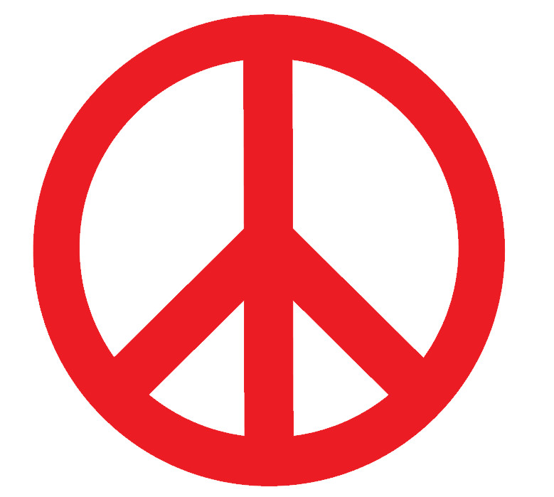 PEACE SYMBOL, PEACE SIGN, Decal Stickers for Cars, Tablets, Laptops, Walls