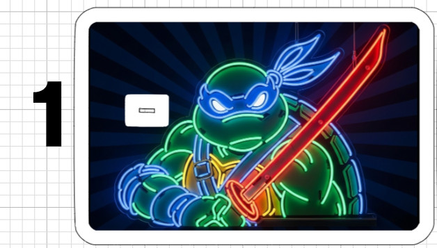 Teenage Mutant Ninja Turtles Credit Debit ATM Card Skin Sticker Neon TMNT USA
