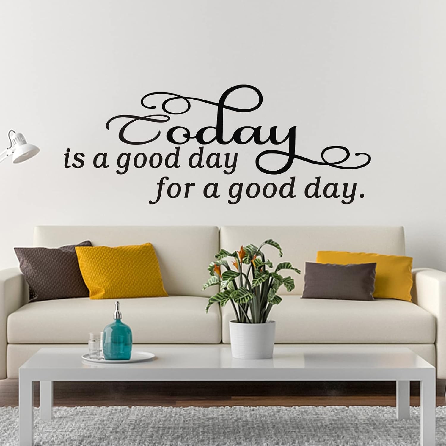 AnFigure Motivational Quotes Wall Decals – Bedroom Living Room Nursery Family Wa
