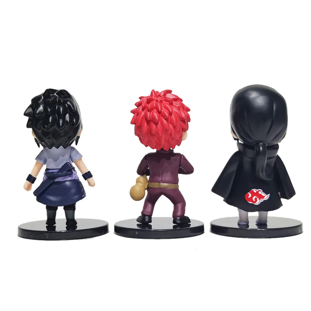 12 Pcs/Set Anime Naruto Kakashi Gaara PVC Action Figure Collectible Toy Gifts