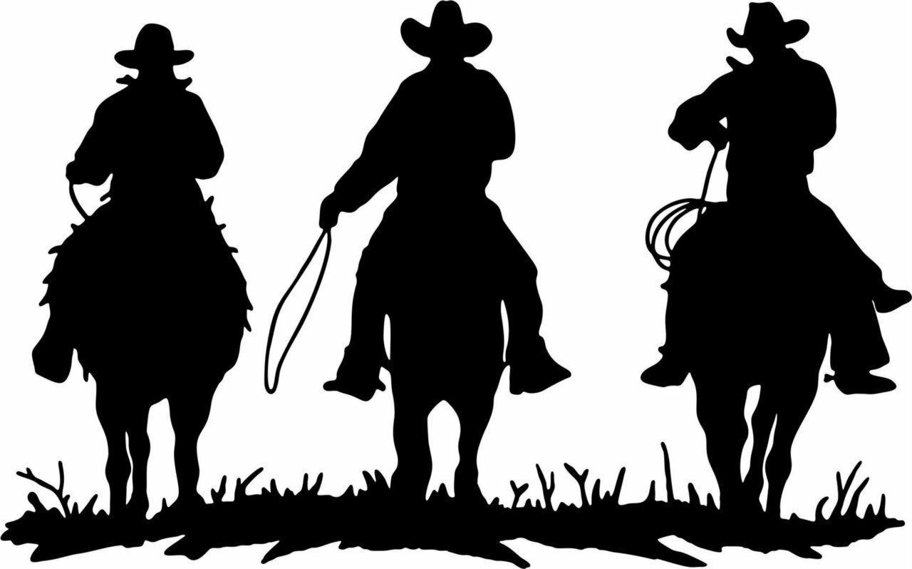 Vinyl Home Art Wild Wild West Wall Decal Design Cowboys Horse Sticker Decoration