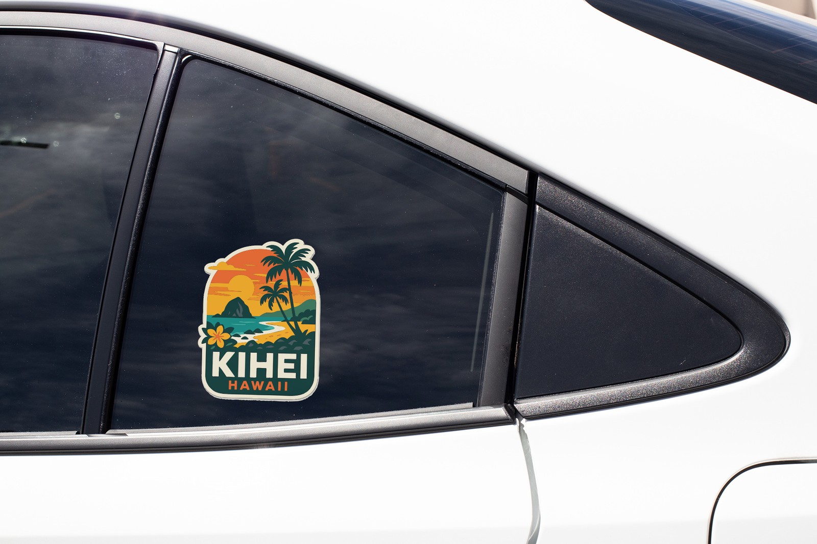 Kihei Sticker Decal Vinyl Die-Cut City Skyline Landmark Design