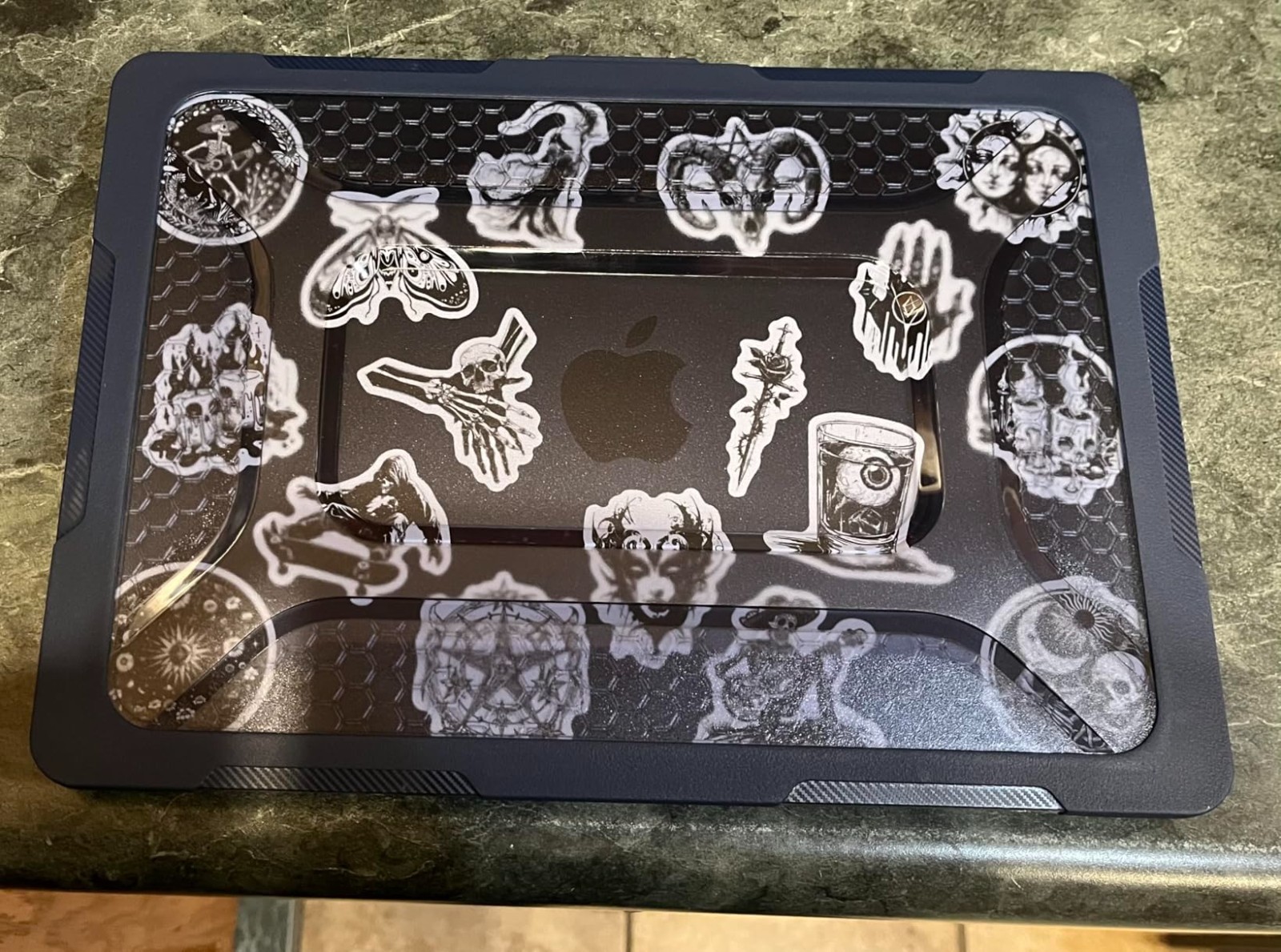 Goth Sticker Lot 100 Stickers Horror Halloween Gothic Black And White Skulls New
