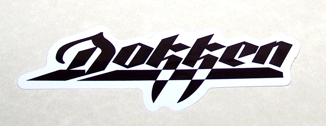 DOKKEN – Logo Cut Sticker Decal Band Music Rock Metal George Lynch Don Dokken