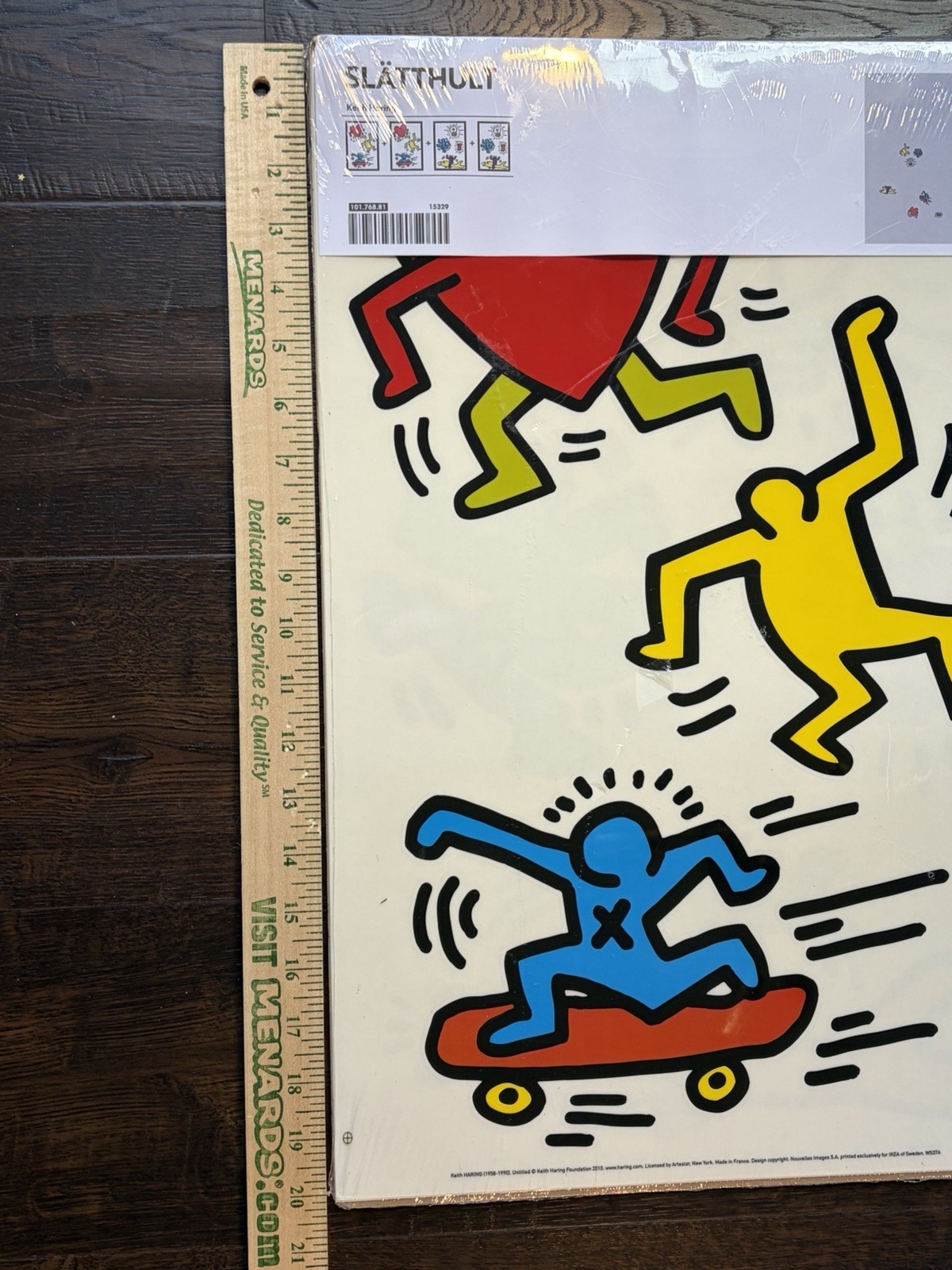 IKEA 2010 Slatthult Keith Haring Removable Wall Decals Stickers Pop Art 4 Sheets