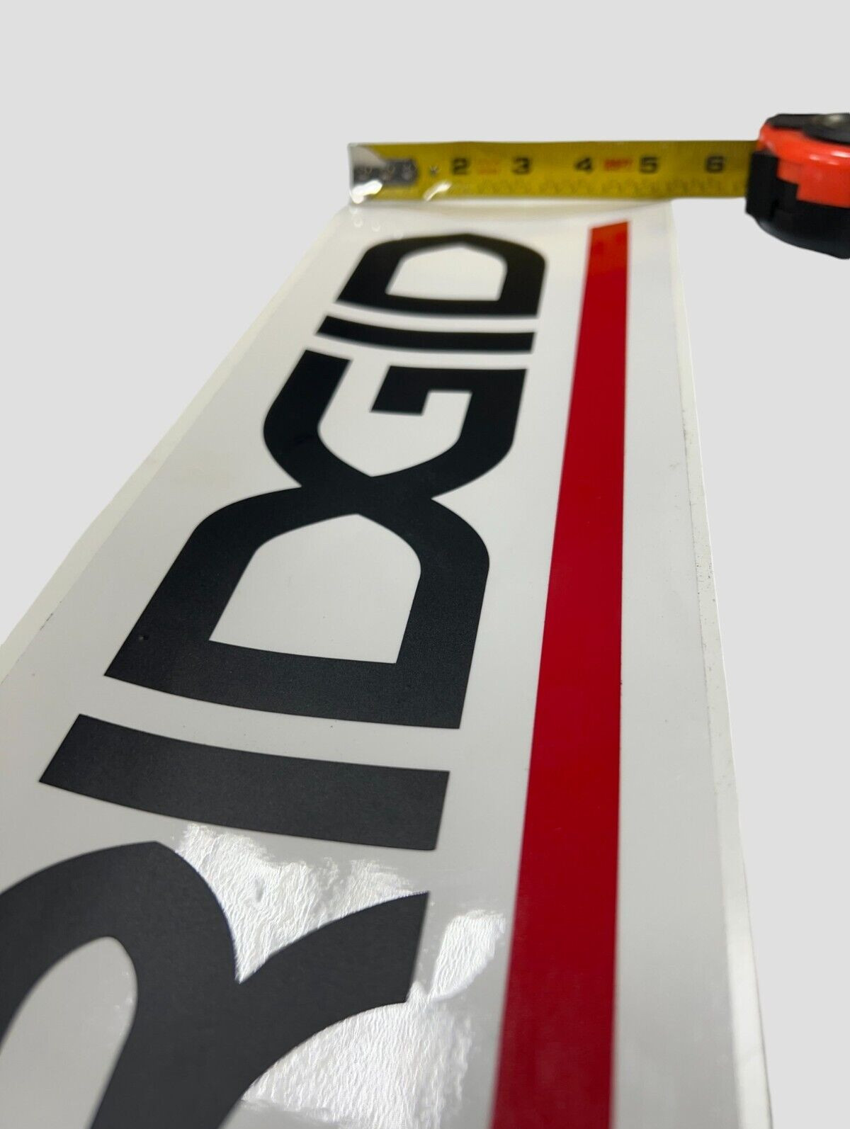 RIDGID VINYL DECAL , LARGE 16 IN X 5 IN