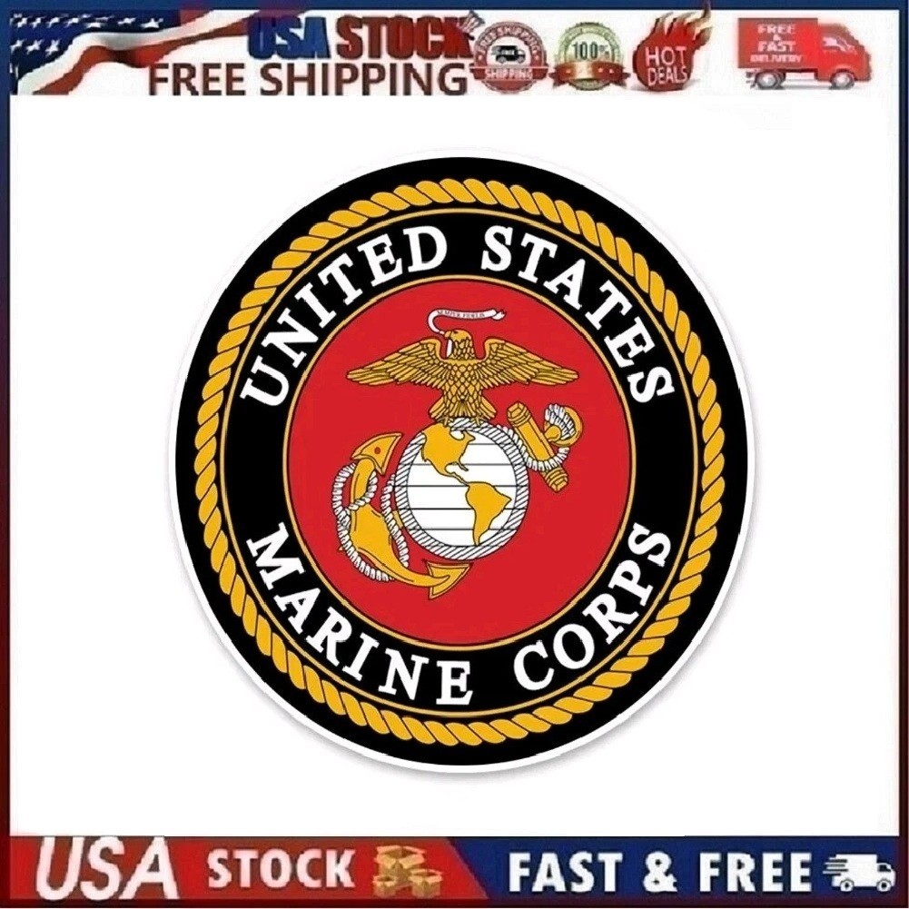 4" U.S. Marine Corps Car Decal/Sticker