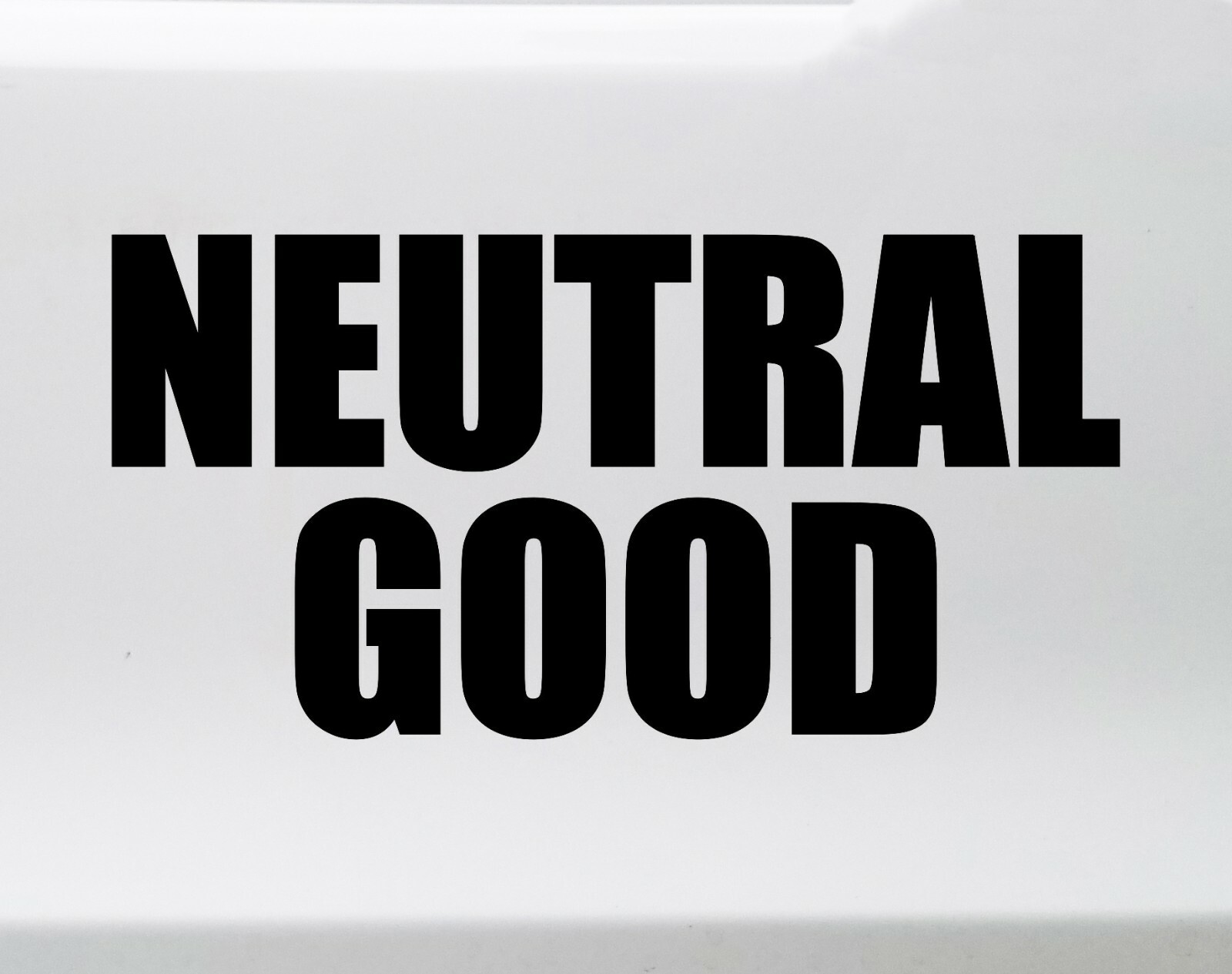 Neutral Good Vinyl Sticker – RPG Role Playing Character Alignment V2 – Decal