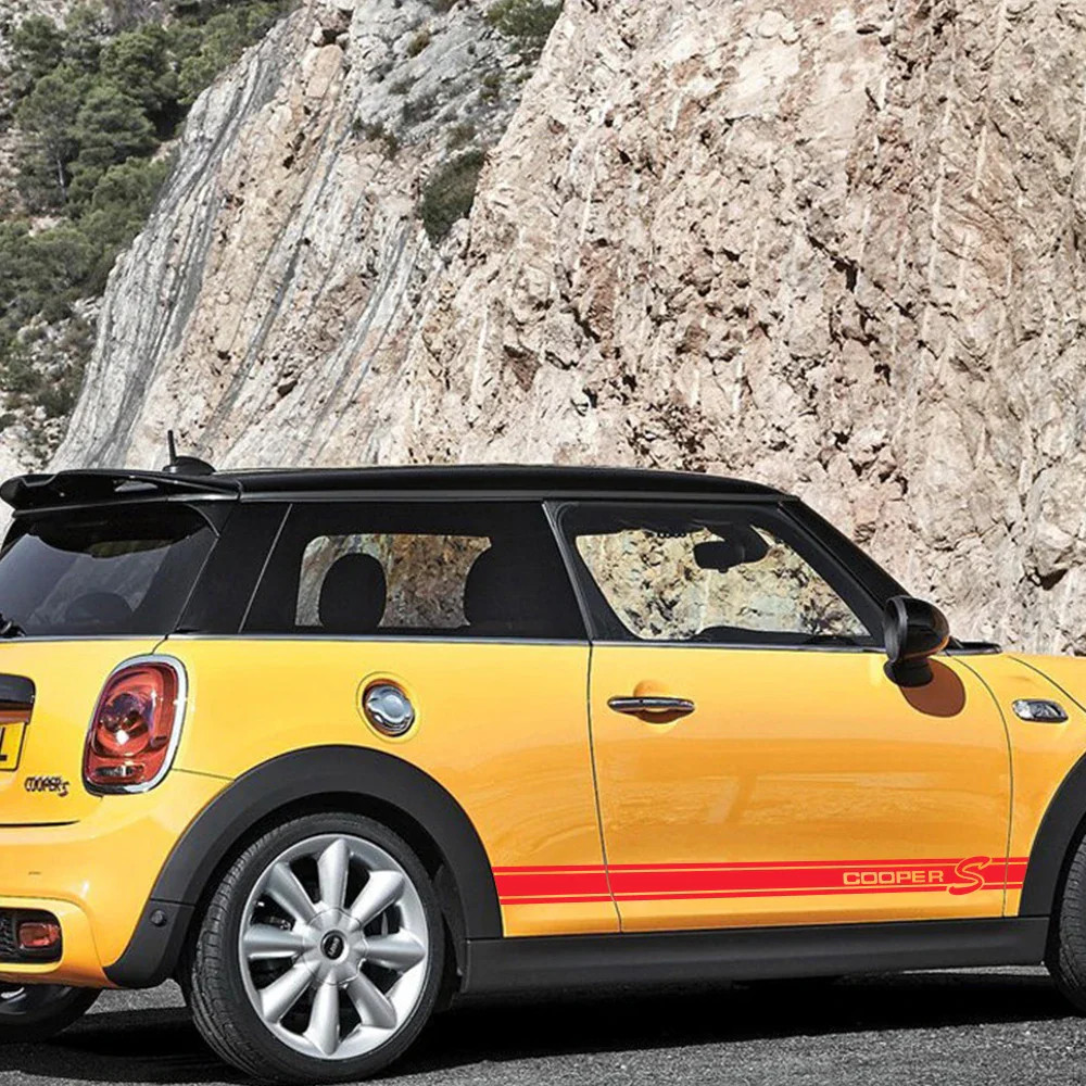 Aftermarket Side Stripe Decals for Mini Cooper (R50, R52, R53, R56, R57, R58, R