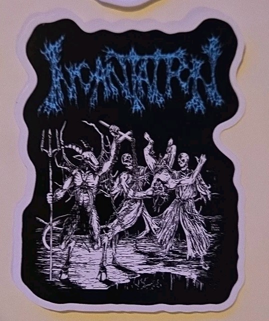 ENTOMBED CARCASS POSSESSED INCANTATION Death Metal Sticker Pack 3.5-5 Inches
