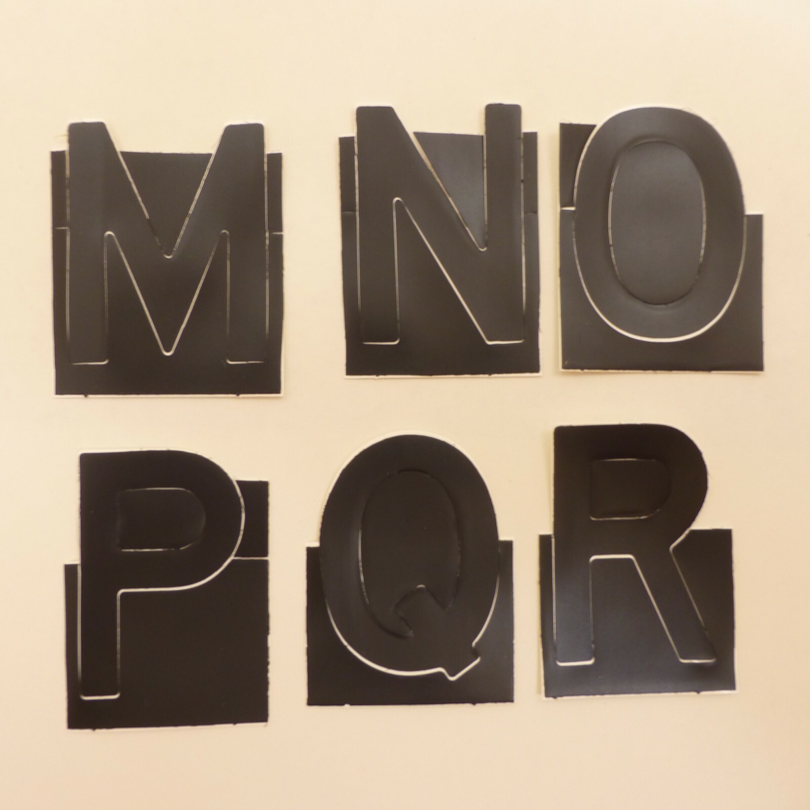 Choice of 2" Black Removeable Custom Stick-On Vinyl Stickers Letters Numbers
