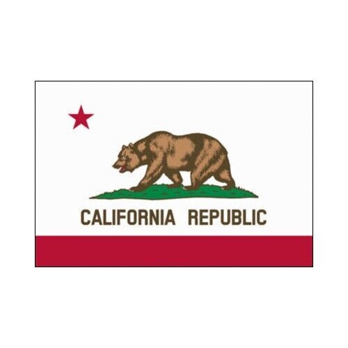 California State Flag Sticker Decal republic