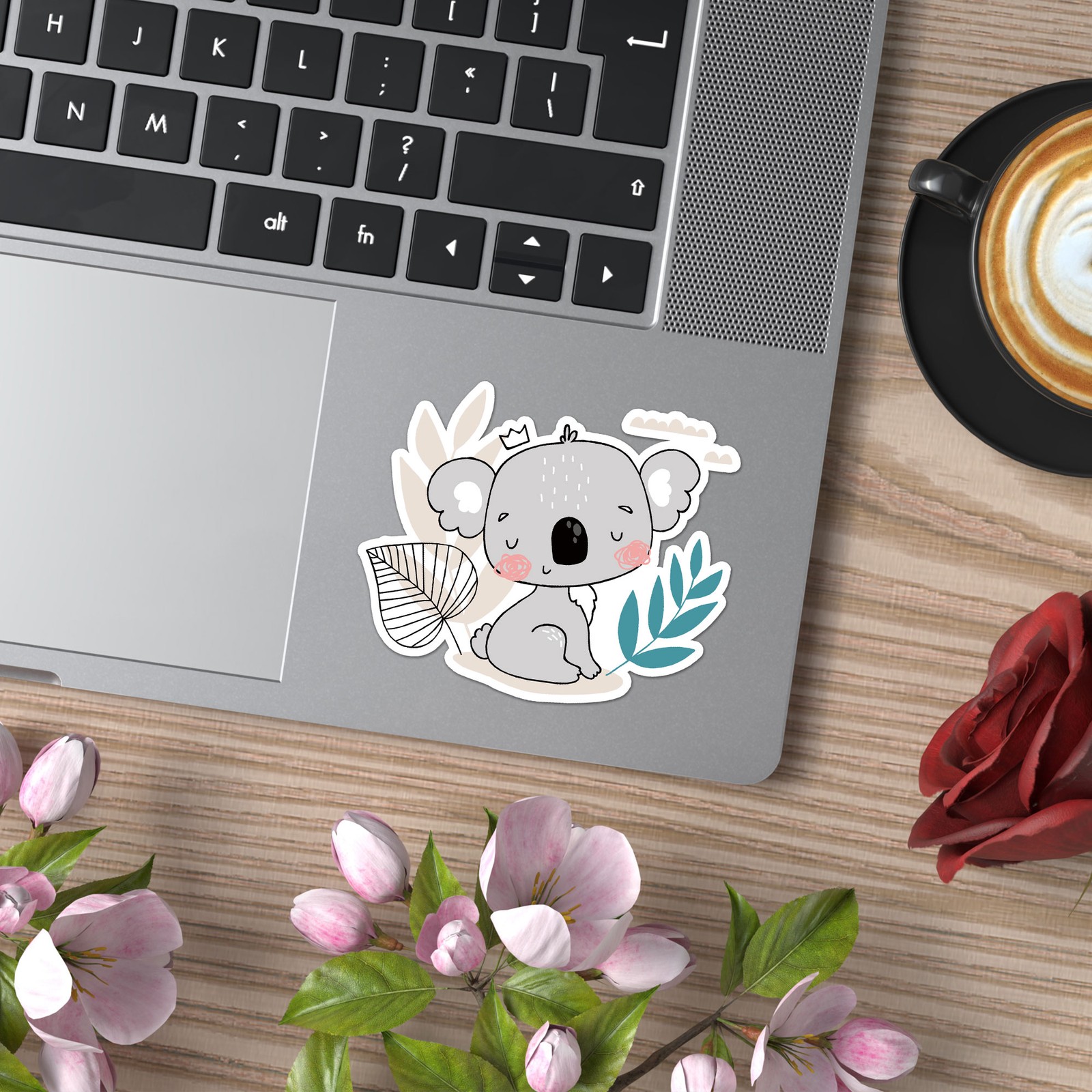 Cartoon Koala – Vinyl Decal Sticker – Car Window Laptop – ebn8672