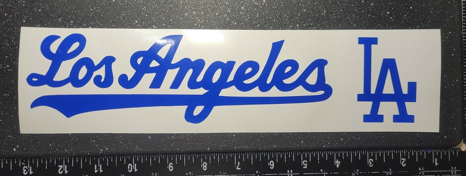 LA Dodgers Los Angeles 8.5" Wide Vinyl Decal Windows car truck Bumper Laptops