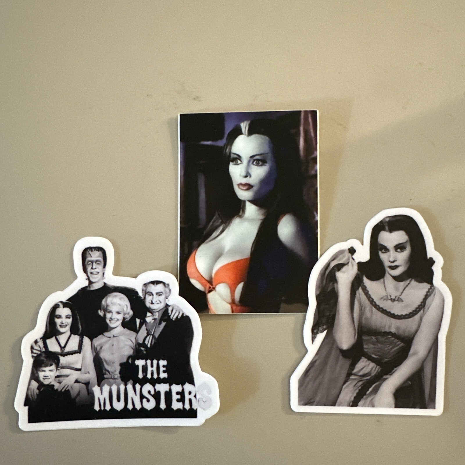 The Munsters (lot Of 3 Stickers) Dishwasher Safe