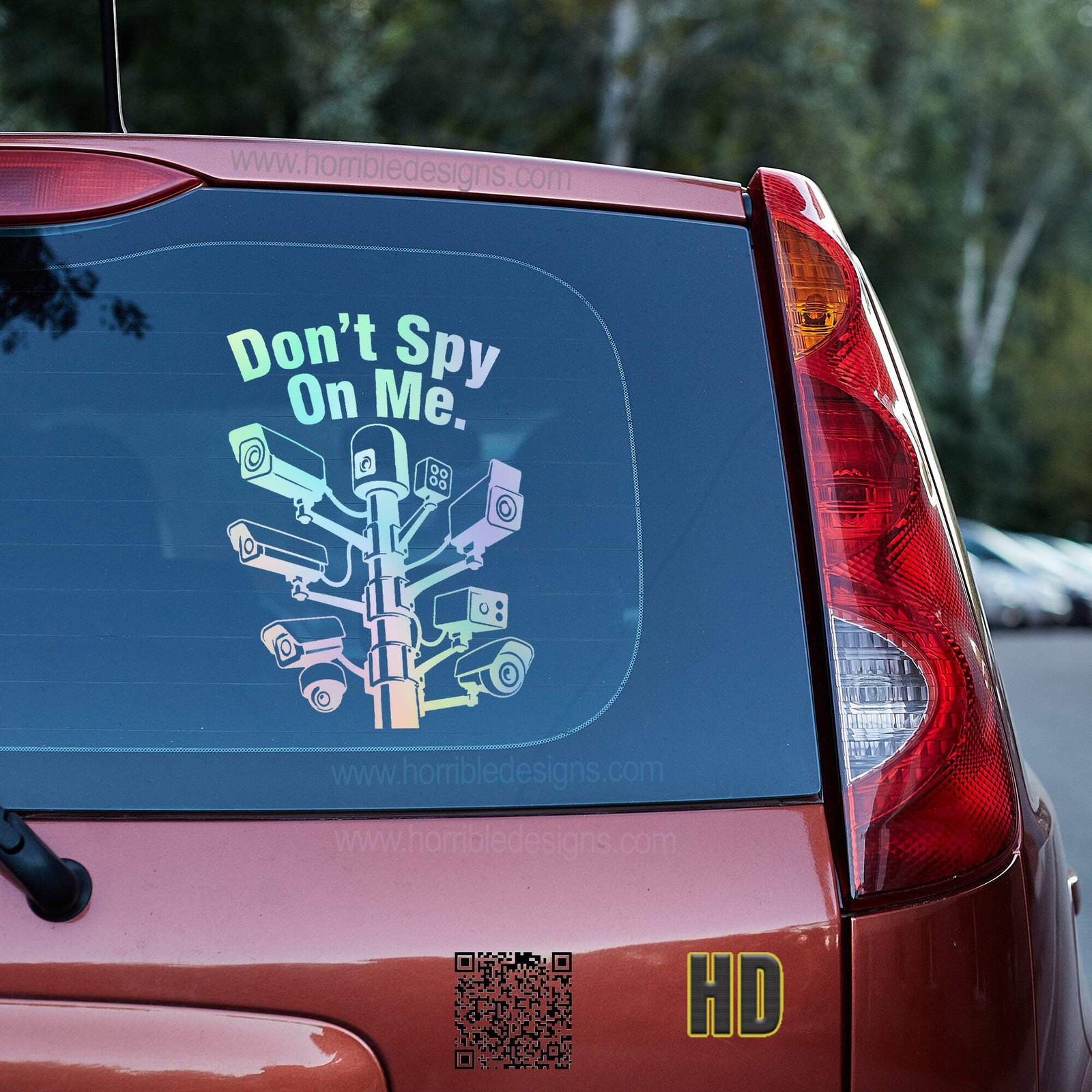 Don't Spy On Me Vinyl decal car truck window van liberty first 4th amendment