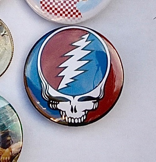 Grateful Dead – Steal Your Face – 1.25" Pin, Badge, Button – FREE Shipping!!!