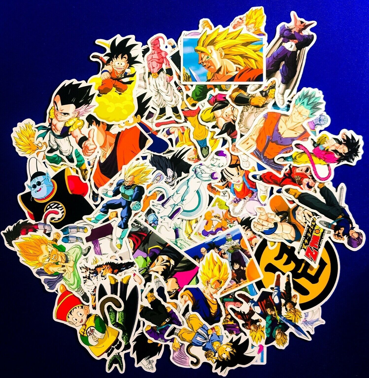 50 Random Dragon Ball Z GT Laptop PS XBOX Phone Character Decal Sticker Pack Set