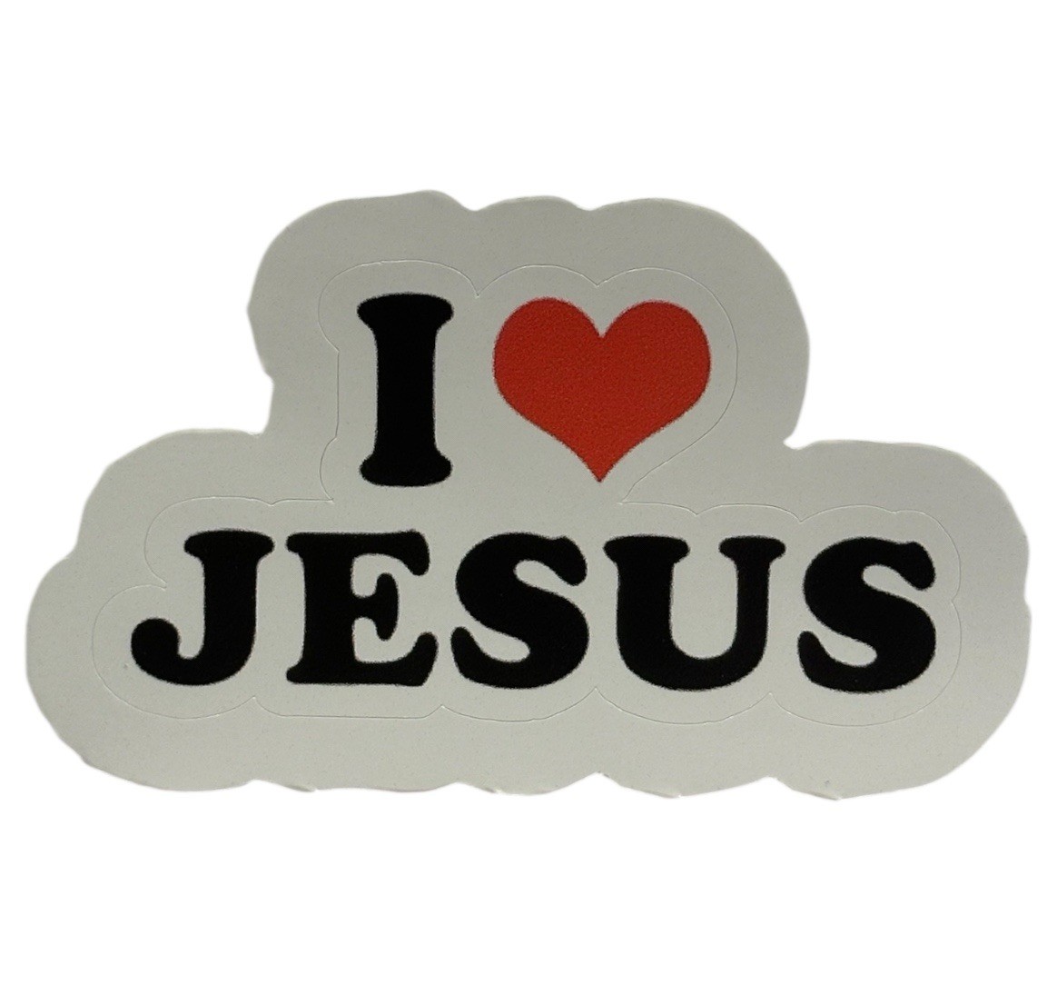 I ❤️ LOVE ❤️ JESUS 3” INCH VINYL DECAL DIECUT STICKER GOD CHRISTIAN FAITH 1PC