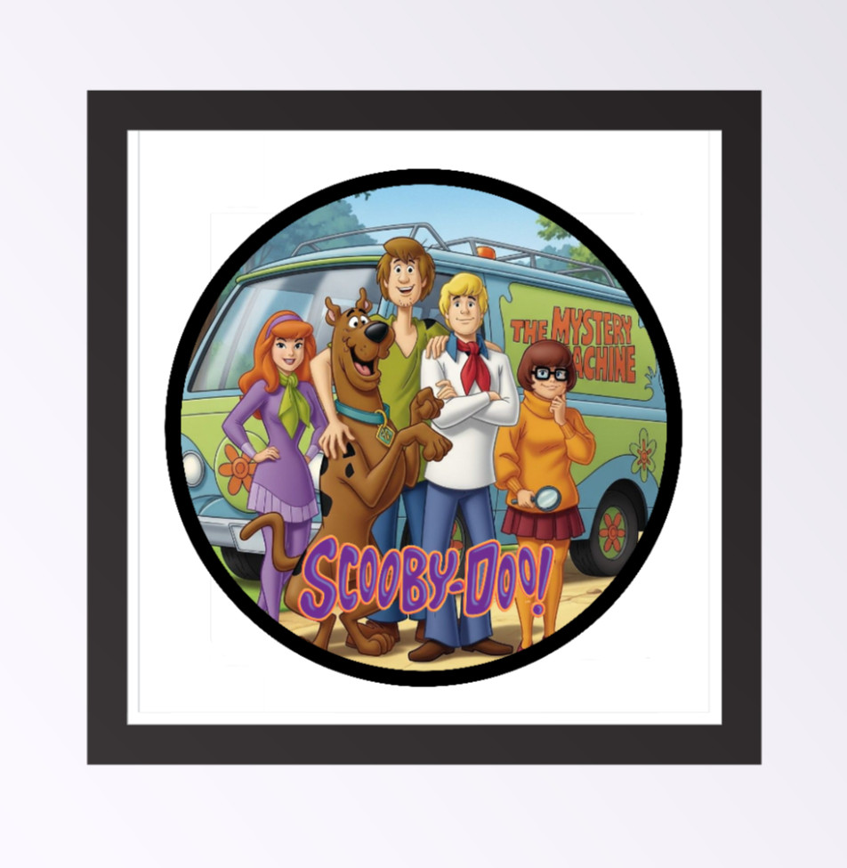 Scooby Do (Gang) – 4" Handcrafted Vinyl Decal Car Laptop Cooler Journal Decor 26