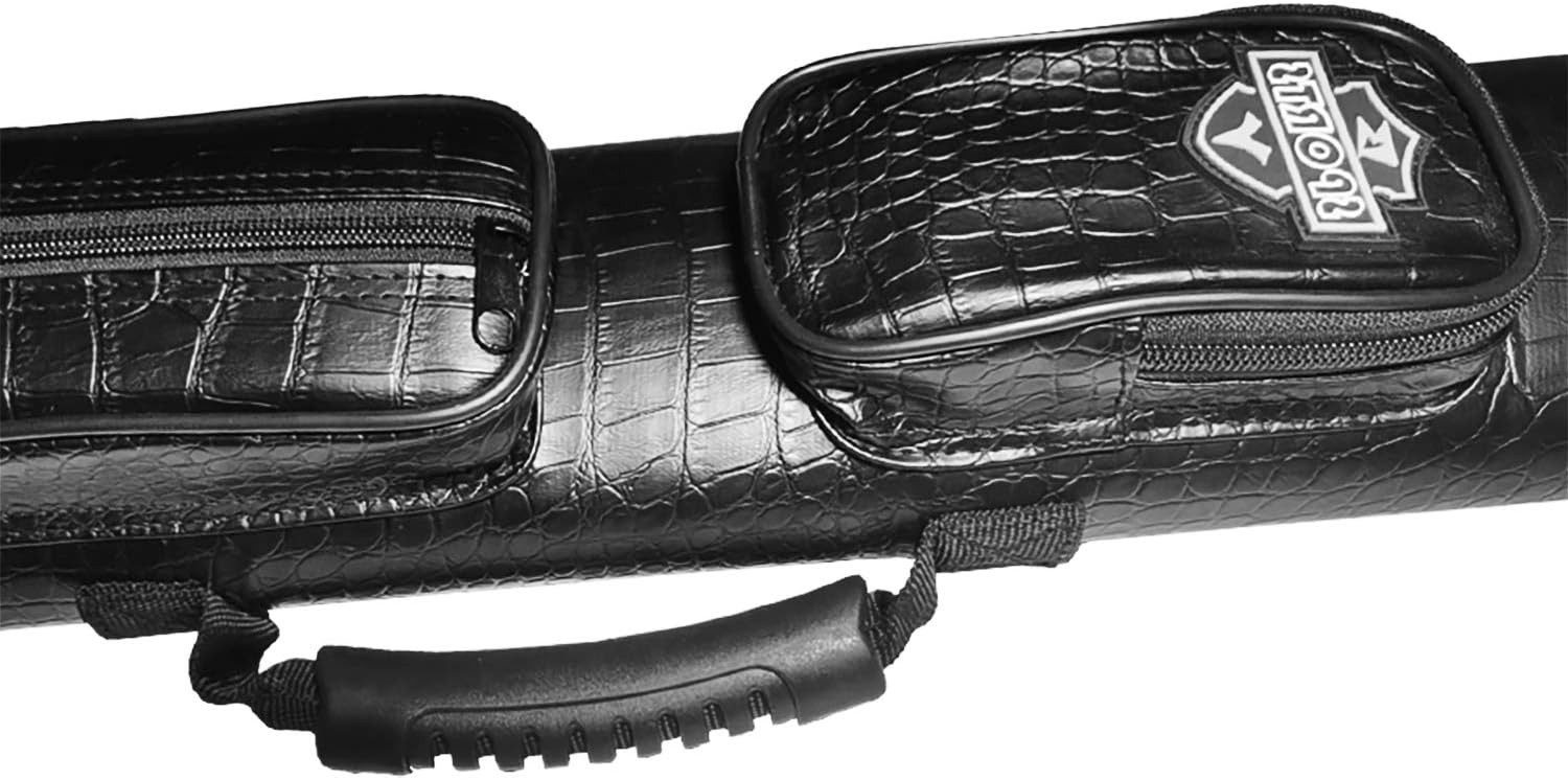 2×2 Hard cue case Oval Pool Cue Billiard Stick Carrying Case