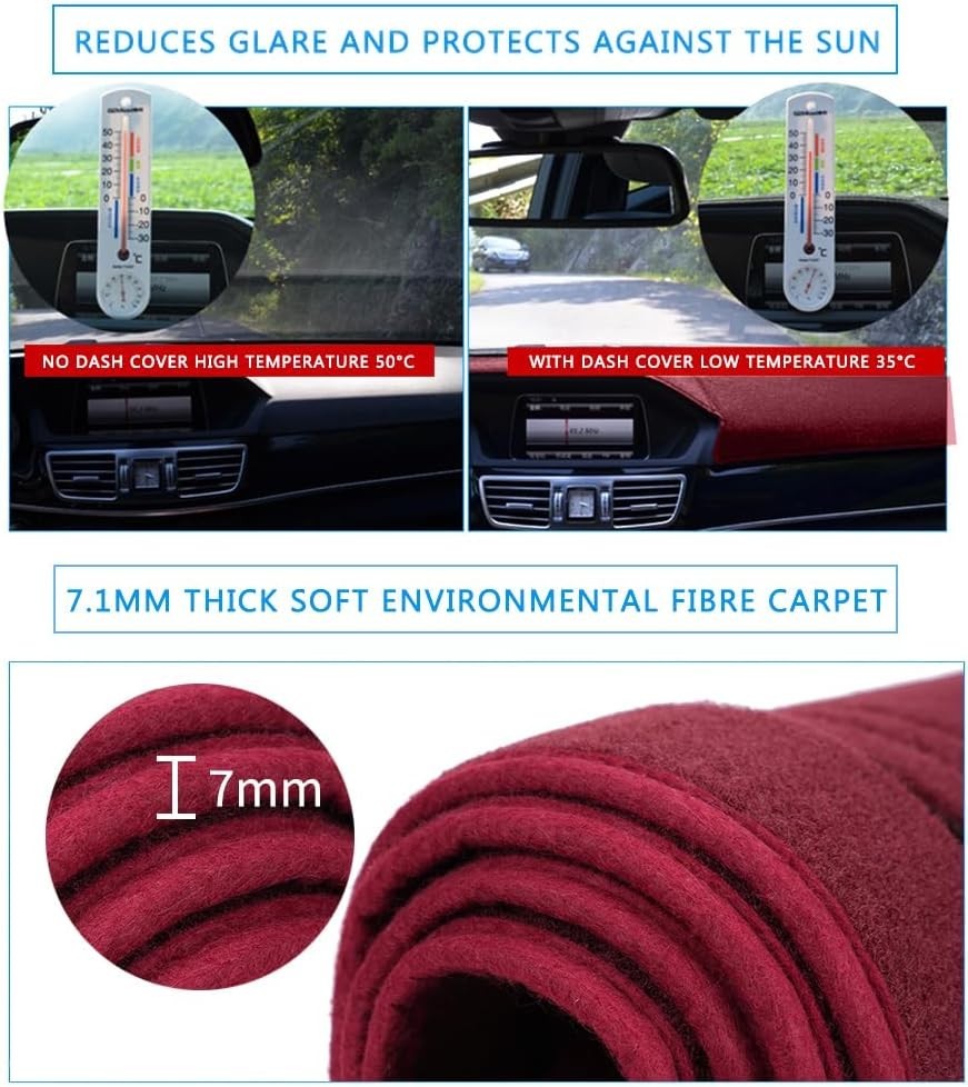 Dashboard Cover Custom Fit for Ford F100 F150 F250 F350 Bronco 1980 1981 1982 19