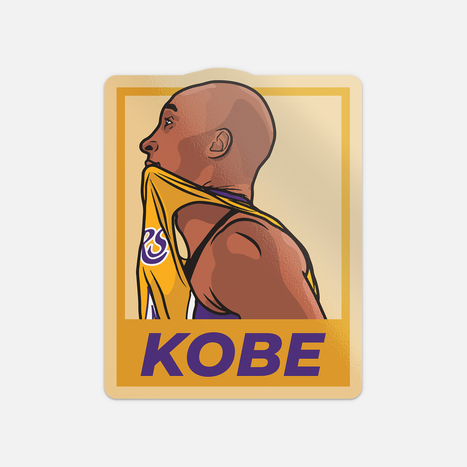 Koby Bryant Lakers Basketball Illustration – Los Angeles Vinyl Sticker Decal