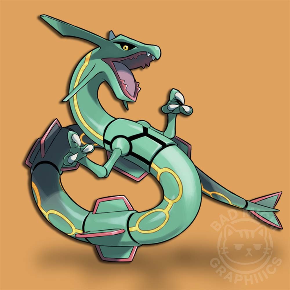 Rayquaza Sticker Car Decal Anime Vinyl 3–7" Wide Made in USA