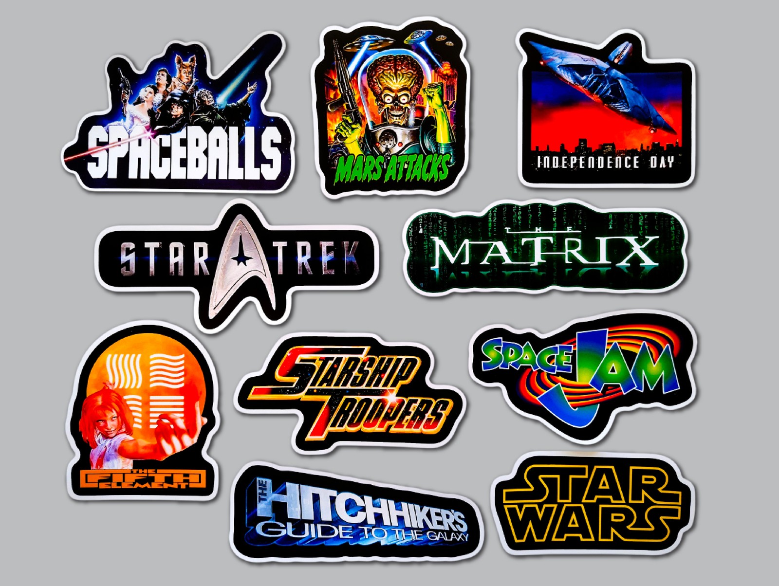 Classic Movie Sticker Lot (10 Stickers) SET 7 horror adventure alien sci-fi