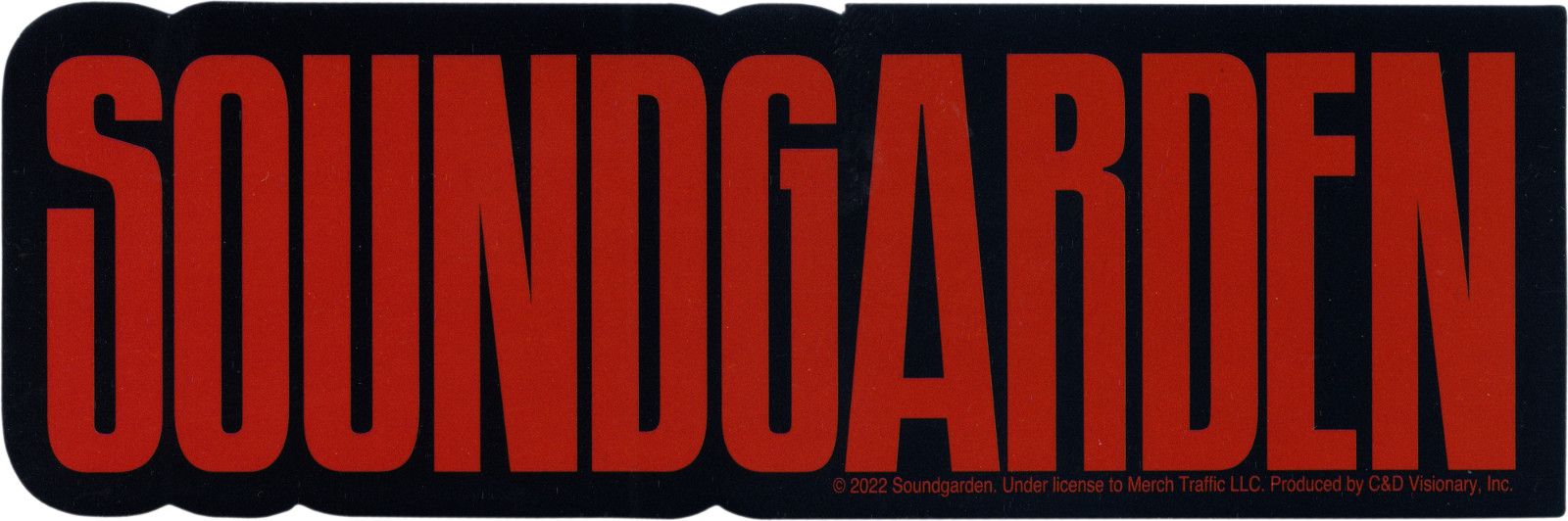 Sticker – Soundgarden Red Logo Grunge Metal Rock Music Band 6.25" Decal #5899