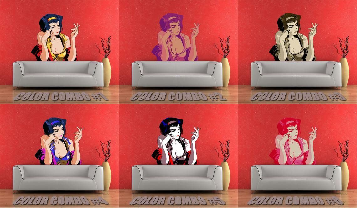 Sexy Anime Girl Wall Decal, Sexy Anime Wall Sticker, Sexy Anime Wall Decor, Sexy