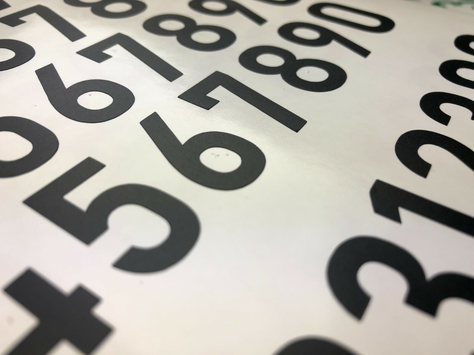 1-10 50+20 Outdoor Vinyl Decal Numbers for Mailbox, Shop, Wall, Address, Locker