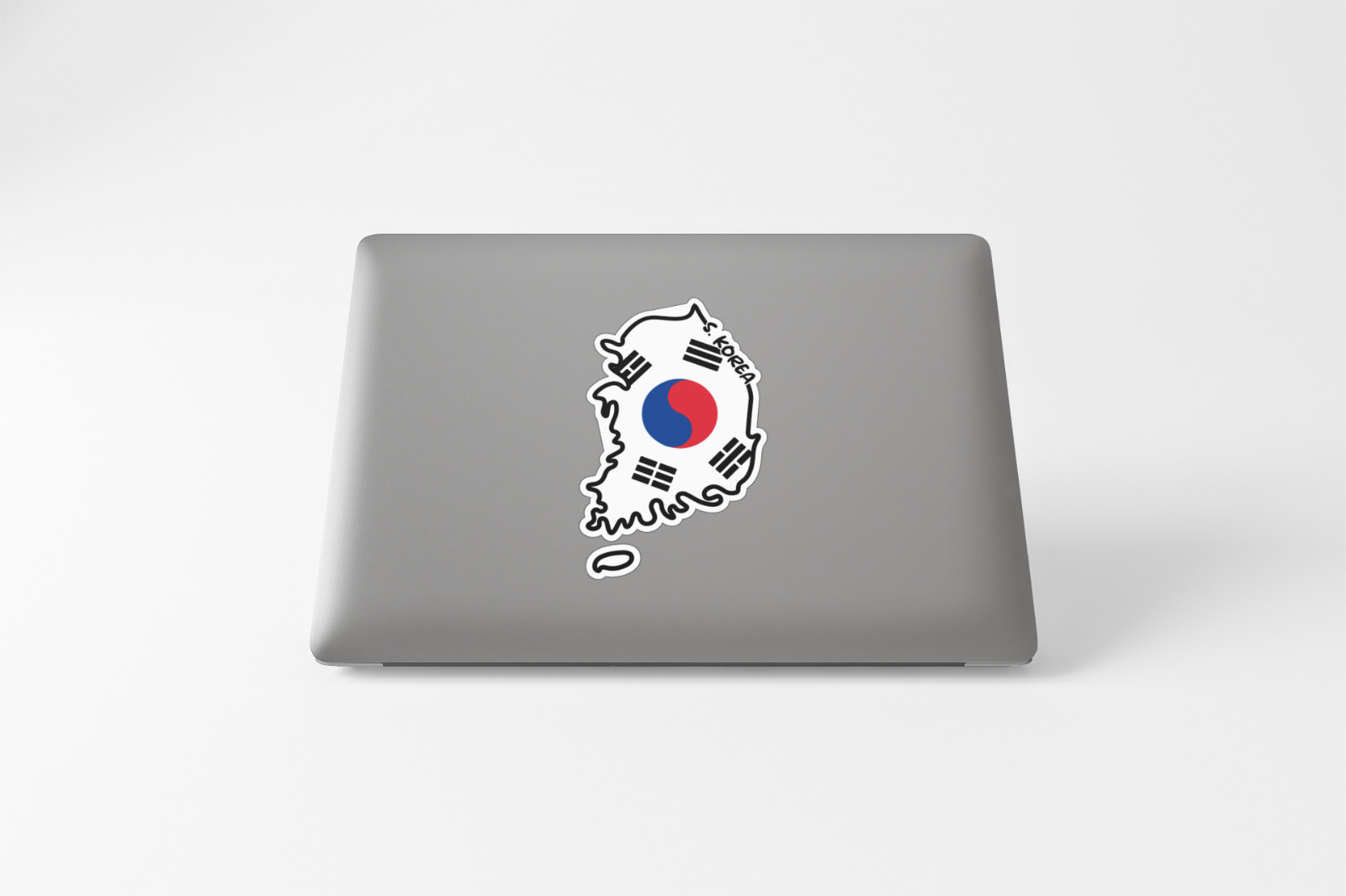 South Korea Map Flag Sticker Decal