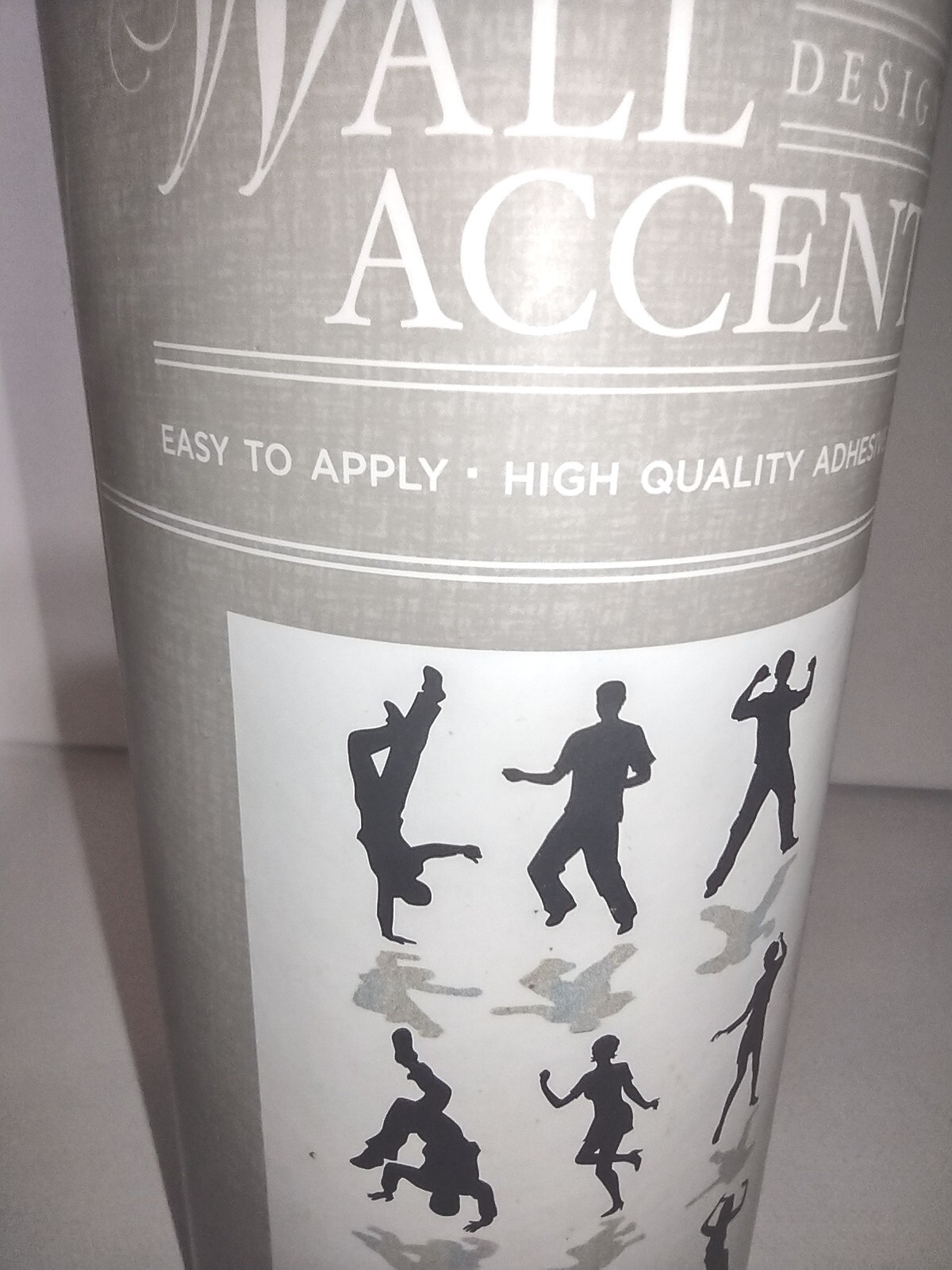Wall Accents Adhesive Art Foil Designer 2010 People Dancing with Shadows Small