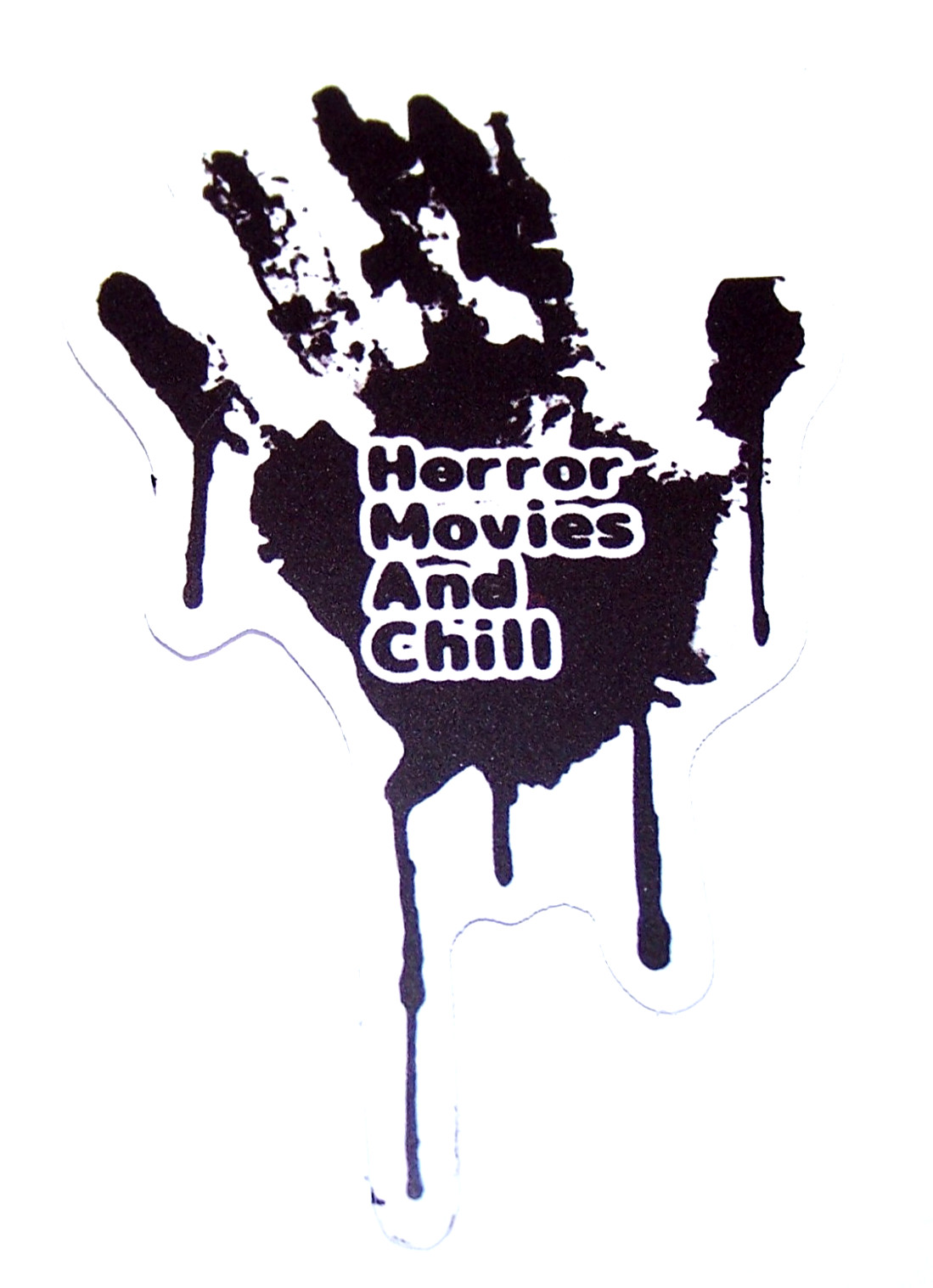 HORROR MOVIES AND CHILL – Cut Sticker Decal Movie Horror Film