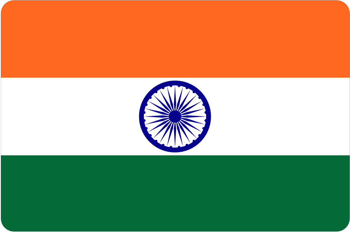 India Flag vinyl sticker decal – many sizes available