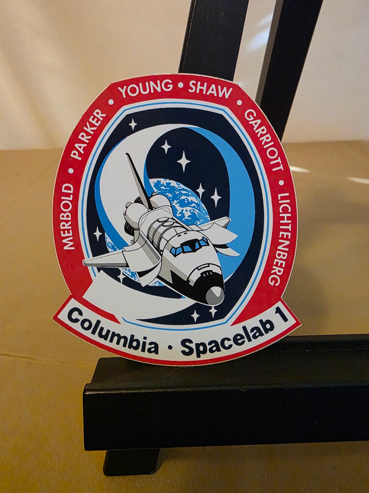 NASA Space Shuttle STS-9 Spacelab 1 mission 4 inch sticker