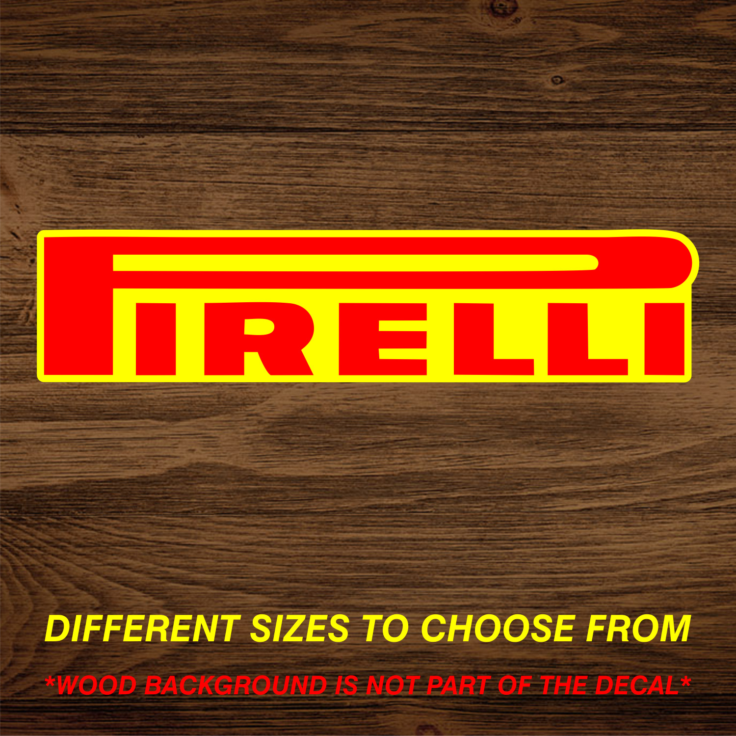 Pirelli Tires Logo Vinyl Decal Sticker Free Shipping