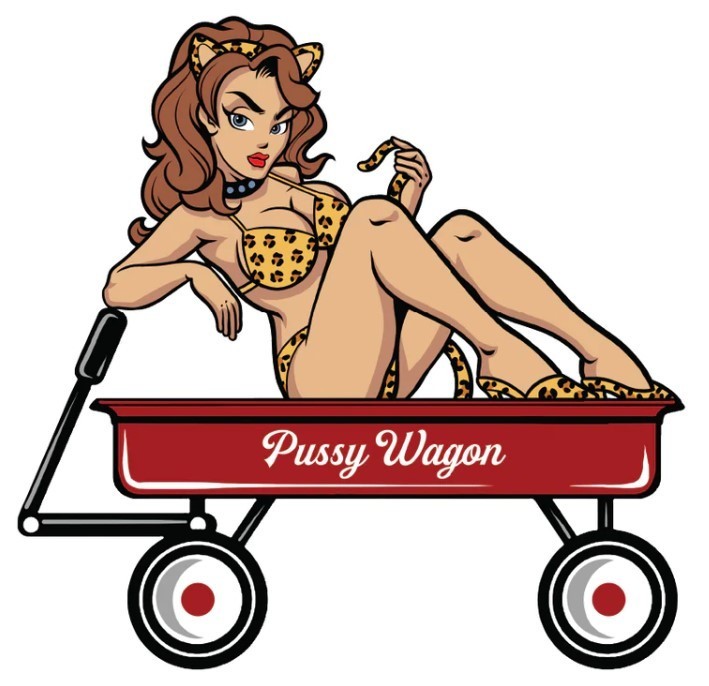 NEW LETHAL THREAT LETHAL PUSSY WAGON MINI DECAL STICKER 3"x3" RC00300