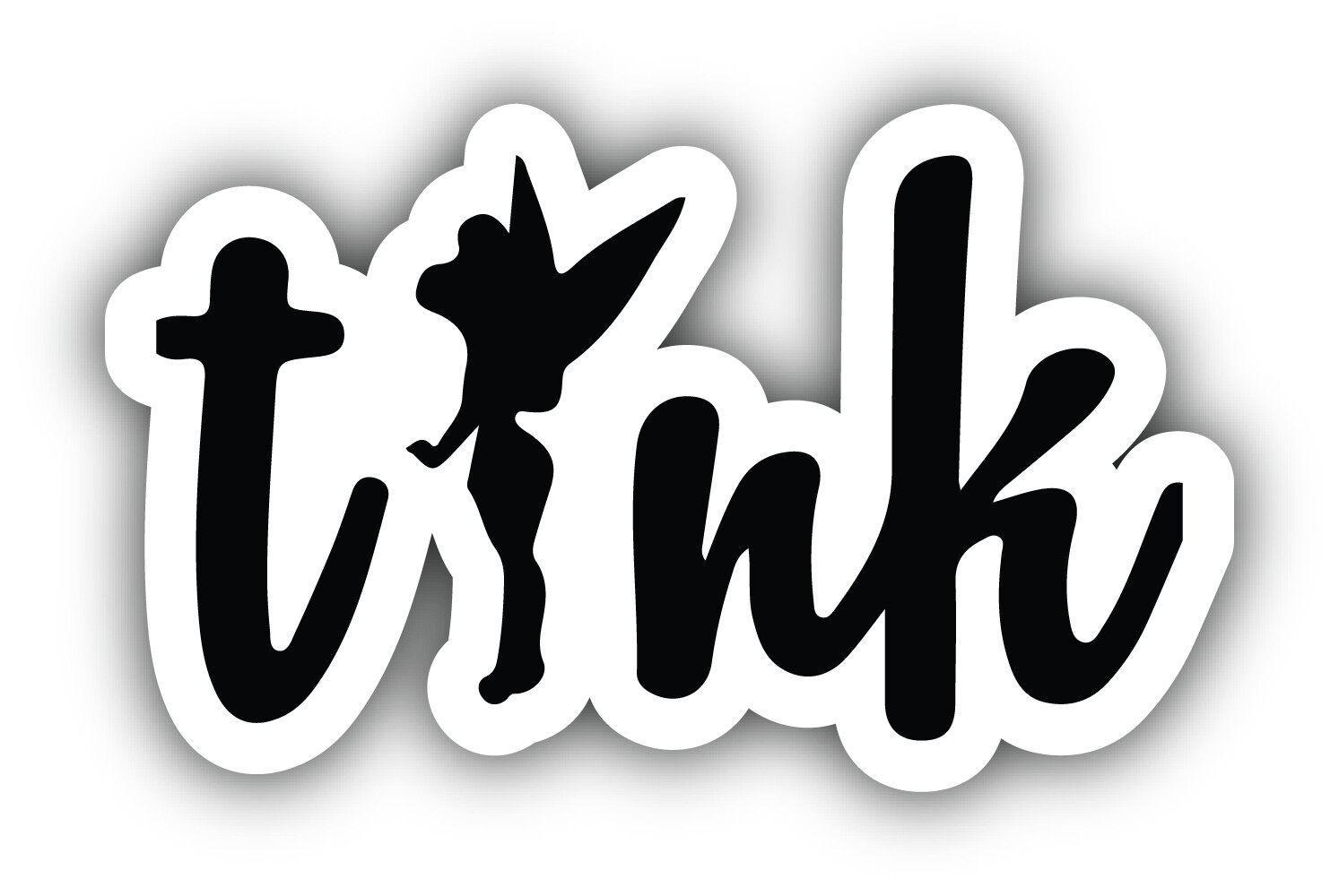 Tinker Bell Cartoon Logo Sticker Bumper Decal – "SIZES"