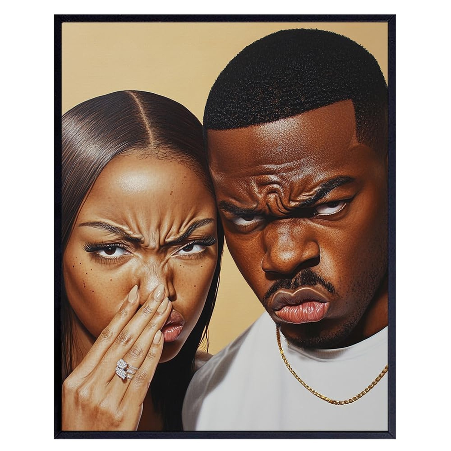 Hilarious Bathroom Wall Art Accessories – African American Wall Art Print – B…